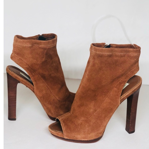 Diane Von Furstenberg Shoes - {Diane VonFurstenberg)Open toe Slingback Booties